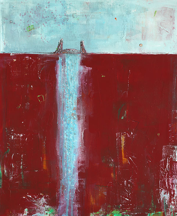 Painting, Newport Bridge | Nicky Hall Art